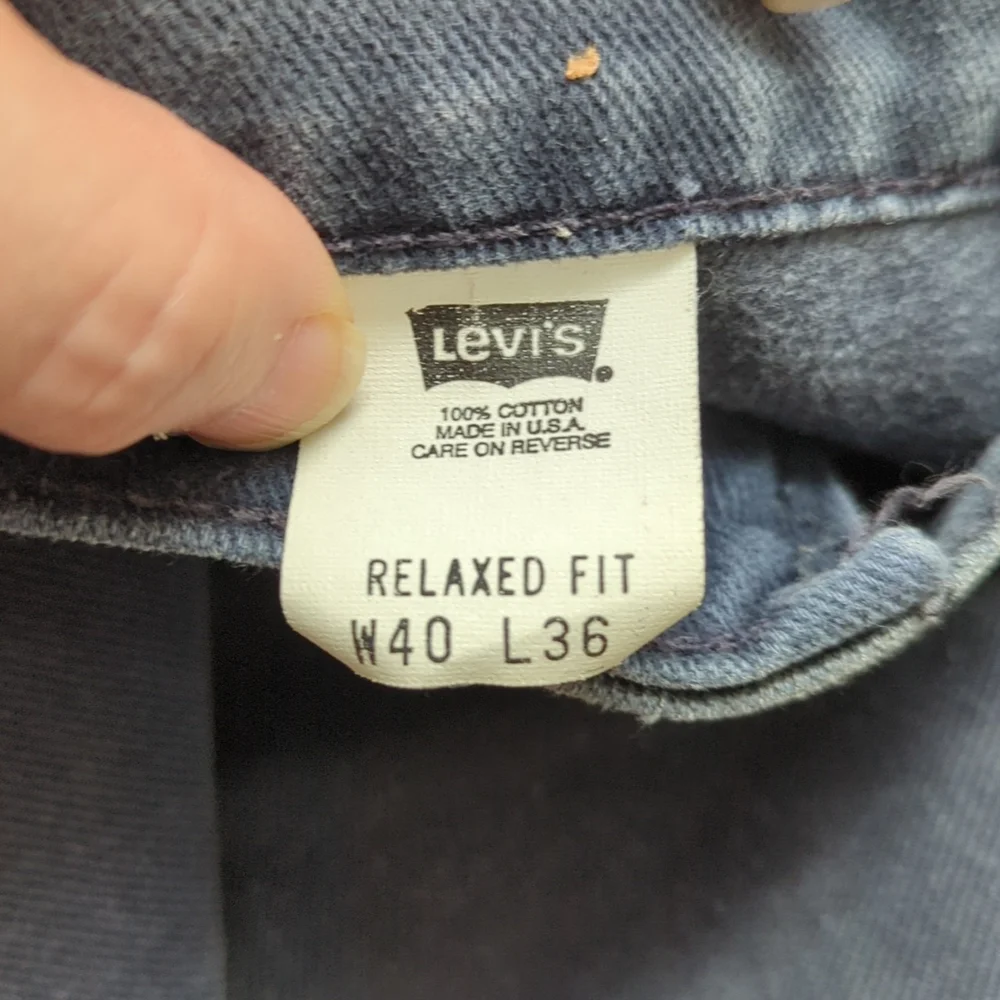 Levi's Dark Blue Jeans - Picture 4 of 7